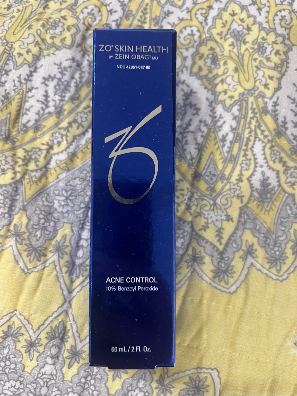 ZO Skin Health Acne Control 10% Benzoyl Peroxide Gel — Blue